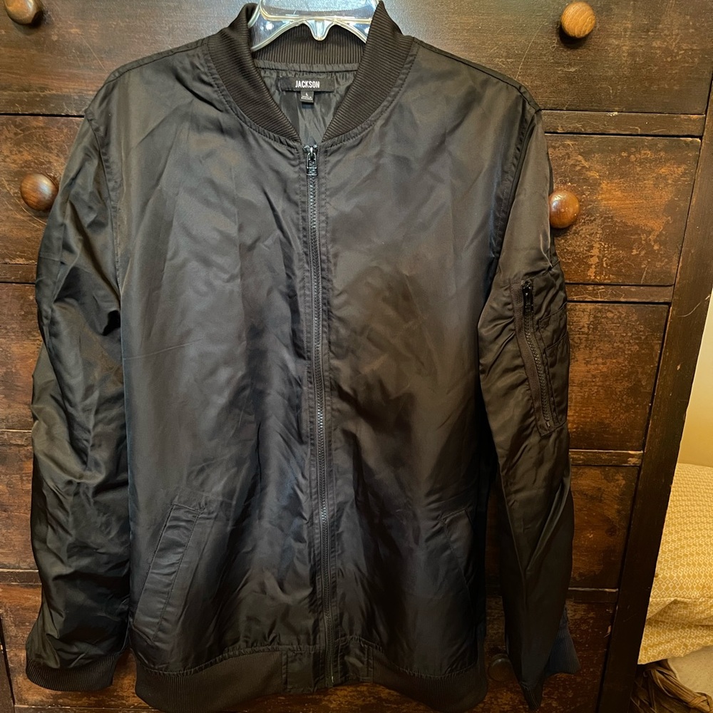 Black Bomber Jacket